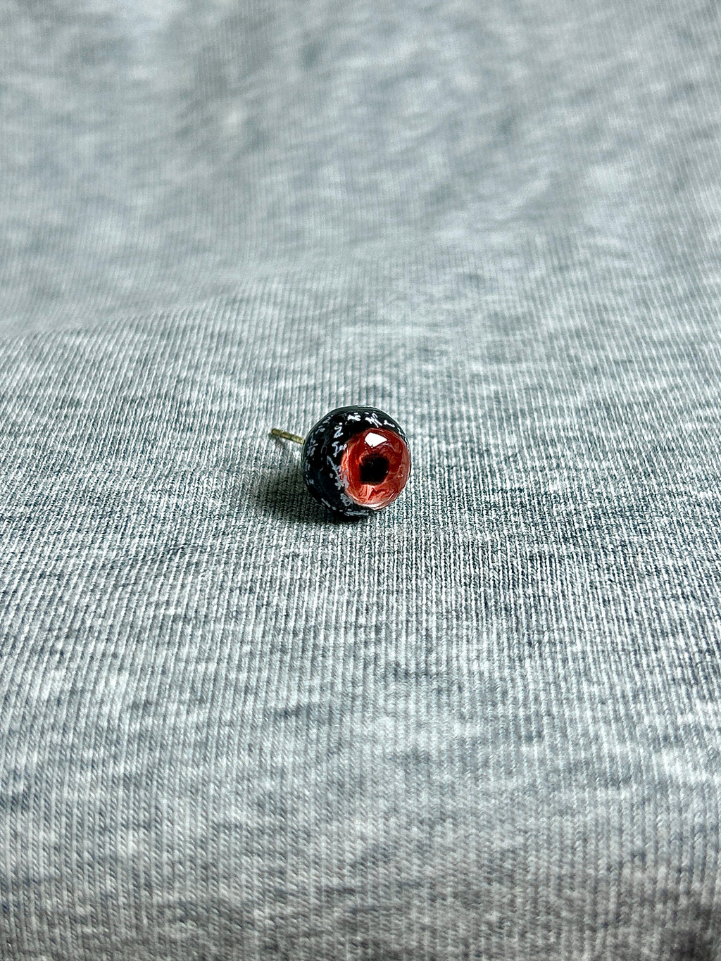 Cthulhu Eye - Mystic Glyph Series | Ear/Lip/Tongue Studs - Cthulhu Eye - Mystic Glyph Series | Ear/Lip/Tongue Studs - Peace / Flat-Back（Default） / 4mm by CRUXJEWELRY