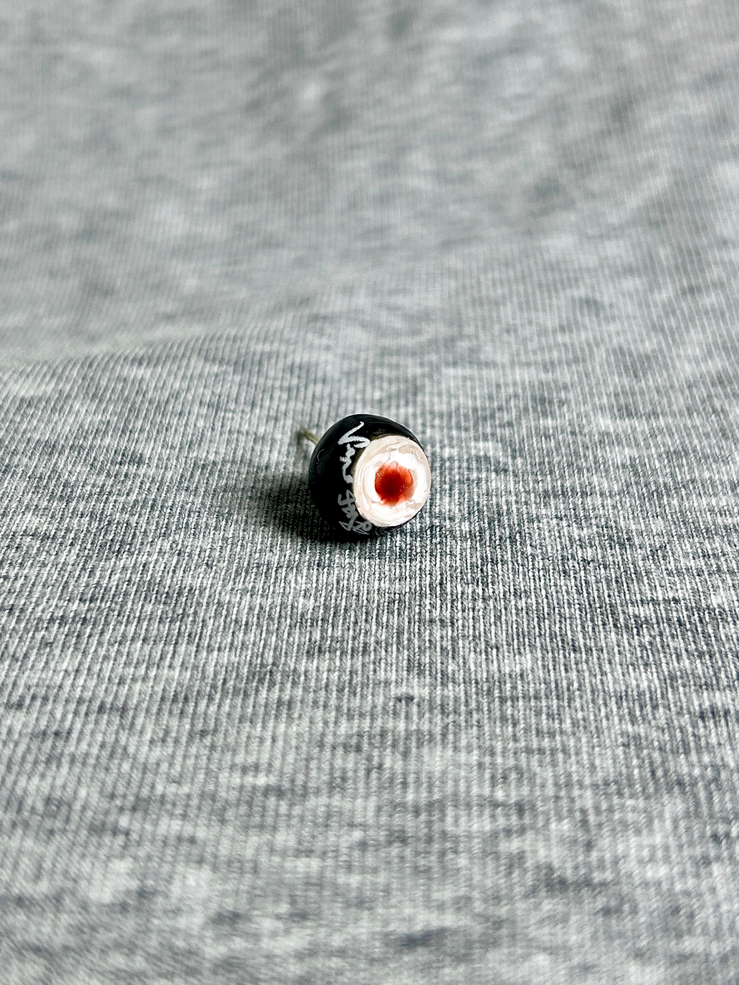 Cthulhu Eye - Mystic Glyph Series | Ear/Lip/Tongue Studs - Cthulhu Eye - Mystic Glyph Series | Ear/Lip/Tongue Studs - Love / Flat-Back（Default） / 4mm by CRUXJEWELRY