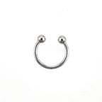 Classic S925 Sterling Silver Horseshoe Rings - Classic S925 Sterling Silver Horseshoe Rings - 6 mm by CRUXJEWELRY