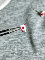 Cthulhu Eye - Pair of Grim Tooth | Ear/Lip/Tongue Studs - Cthulhu Eye - Pair of Grim Tooth | Ear/Lip/Tongue Studs - Flat-Back（Default） / 4mm by CRUXJEWELRY