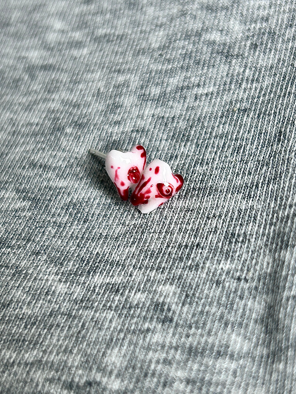 Cthulhu Eye - Pair of Grim Tooth | Ear/Lip/Tongue Studs - Cthulhu Eye - Pair of Grim Tooth | Ear/Lip/Tongue Studs - Flat-Back（Default） / 4mm by CRUXJEWELRY