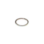 Titanium Opal Segment Ring - Titanium Opal Segment Ring - white-opal / 8mm by CRUXJEWELRY