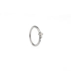 Gothic Cross Stainless Steel Segment Hoop - Gothic Cross Stainless Steel Segment Hoop - 8 mm by CRUXJEWELRY