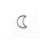Moon Stainless Steel Segment Hoop - Moon Stainless Steel Segment Hoop - Default Title by CRUXJEWELRY