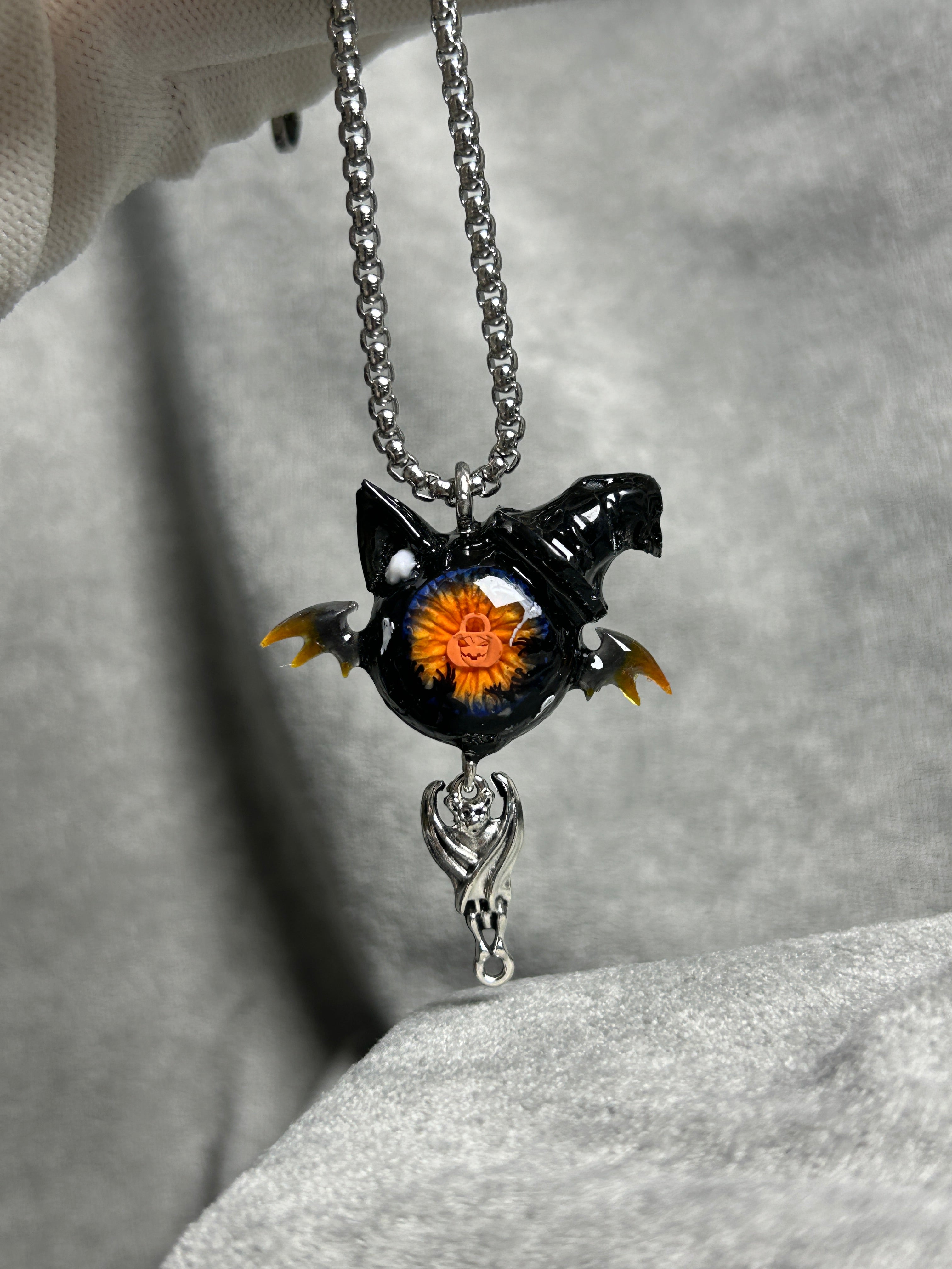 Cthulhu Eye - Shadow Familiar Coven Necklace - Cthulhu Eye - Shadow Familiar Coven Necklace - Abyssal Gaze Familiar by CRUXJEWELRY