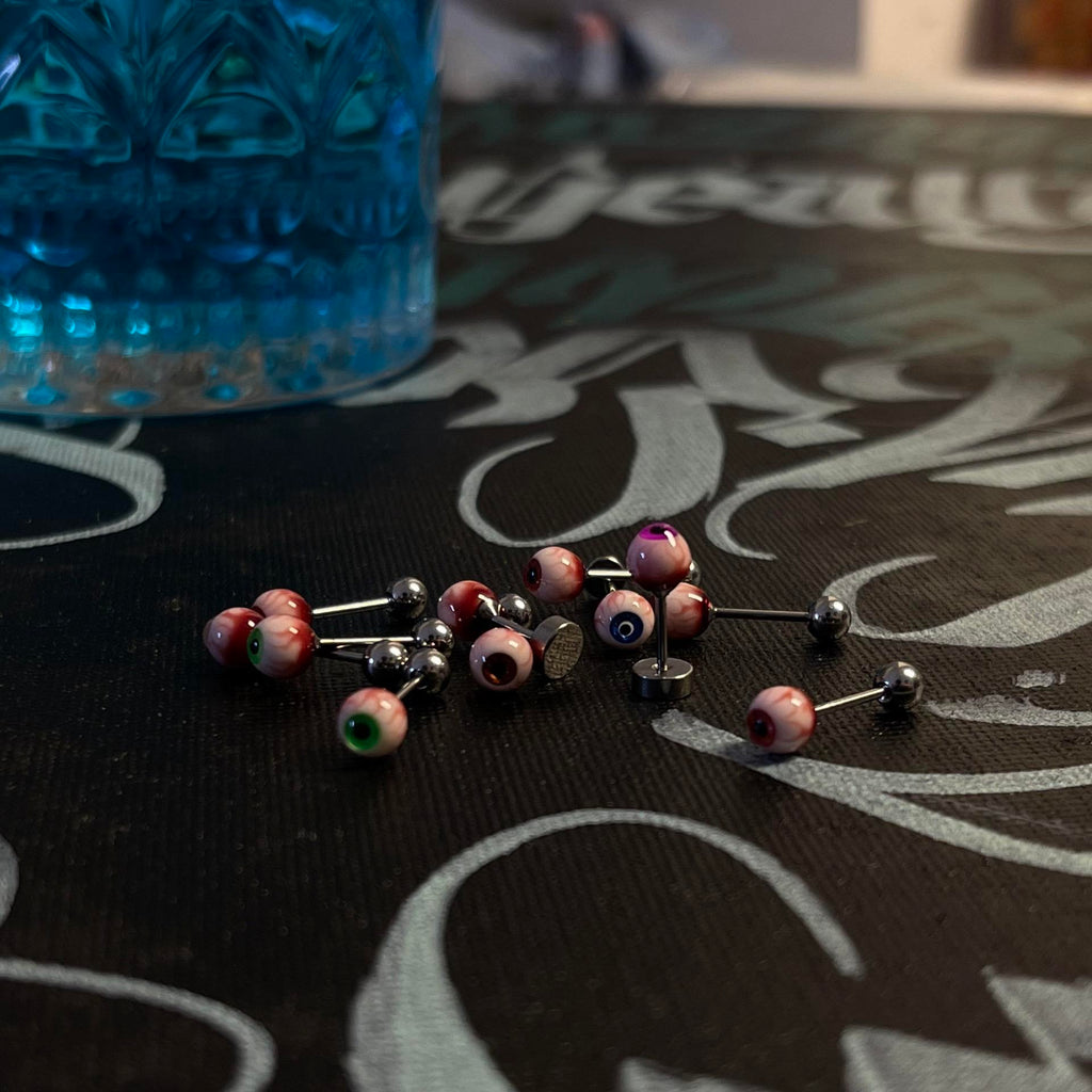 Cthulhu Eye - Basic Solid Iris Eyeball | Ear/Tongue/Lip Studs