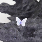 Butterfly Floral Whisper | Ethereal Dreamy Ear Studs & Cartilage Earrings - Butterfly Floral Whisper | Ethereal Dreamy Ear Studs & Cartilage Earrings - White Butterfly by CRUXJEWELRY