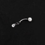 Magic Crystal Ball Titanium Rook/Eyebrow Studs - Magic Crystal Ball Titanium Rook/Eyebrow Studs - White / 6mm by CRUXJEWELRY