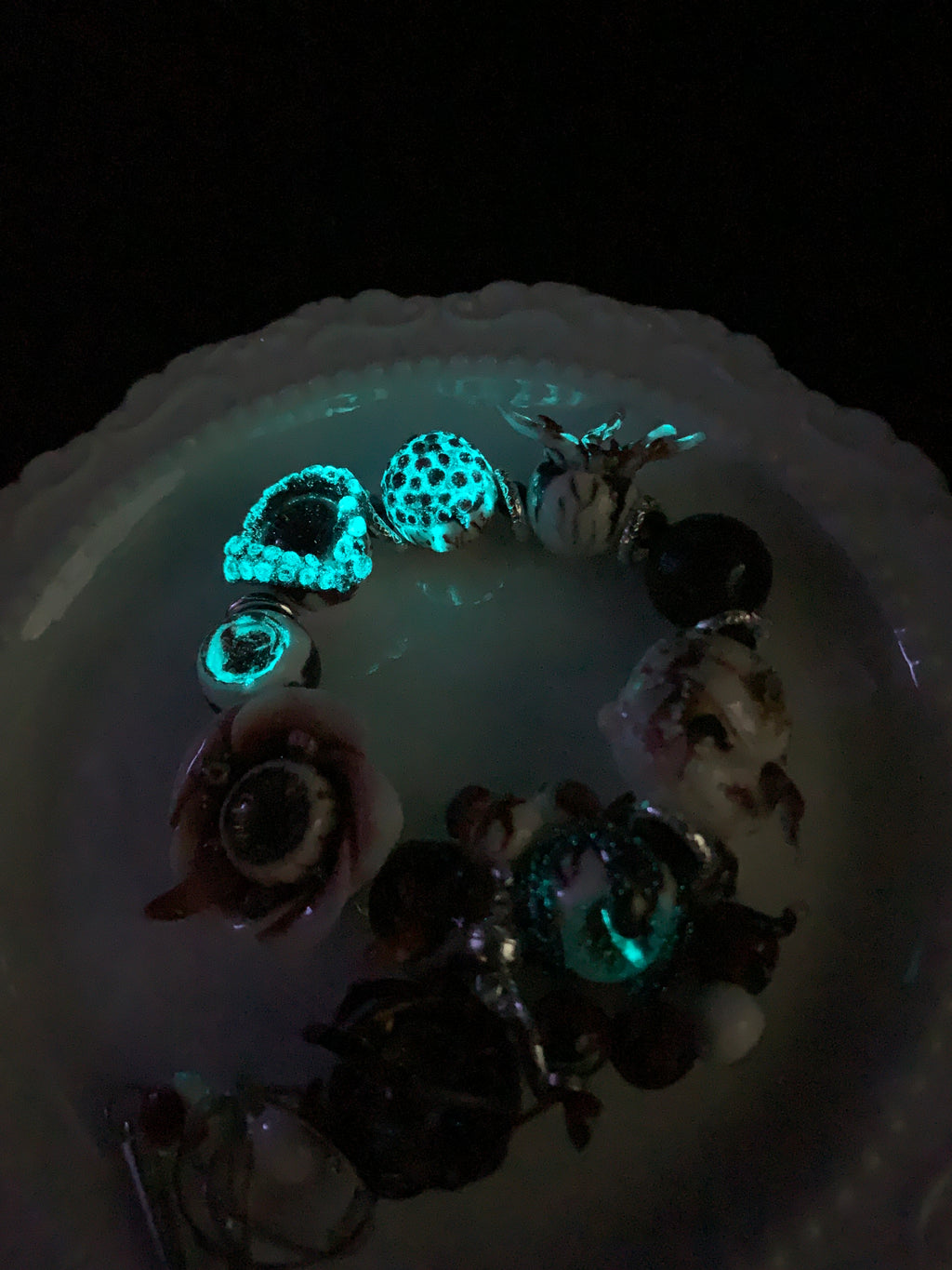 Cthulhu Eye - The Thermo-Oath Bracelet: A Luminescent Pact - Cthulhu Eye - The Thermo-Oath Bracelet: A Luminescent Pact - Default Title by CRUXJEWELRY