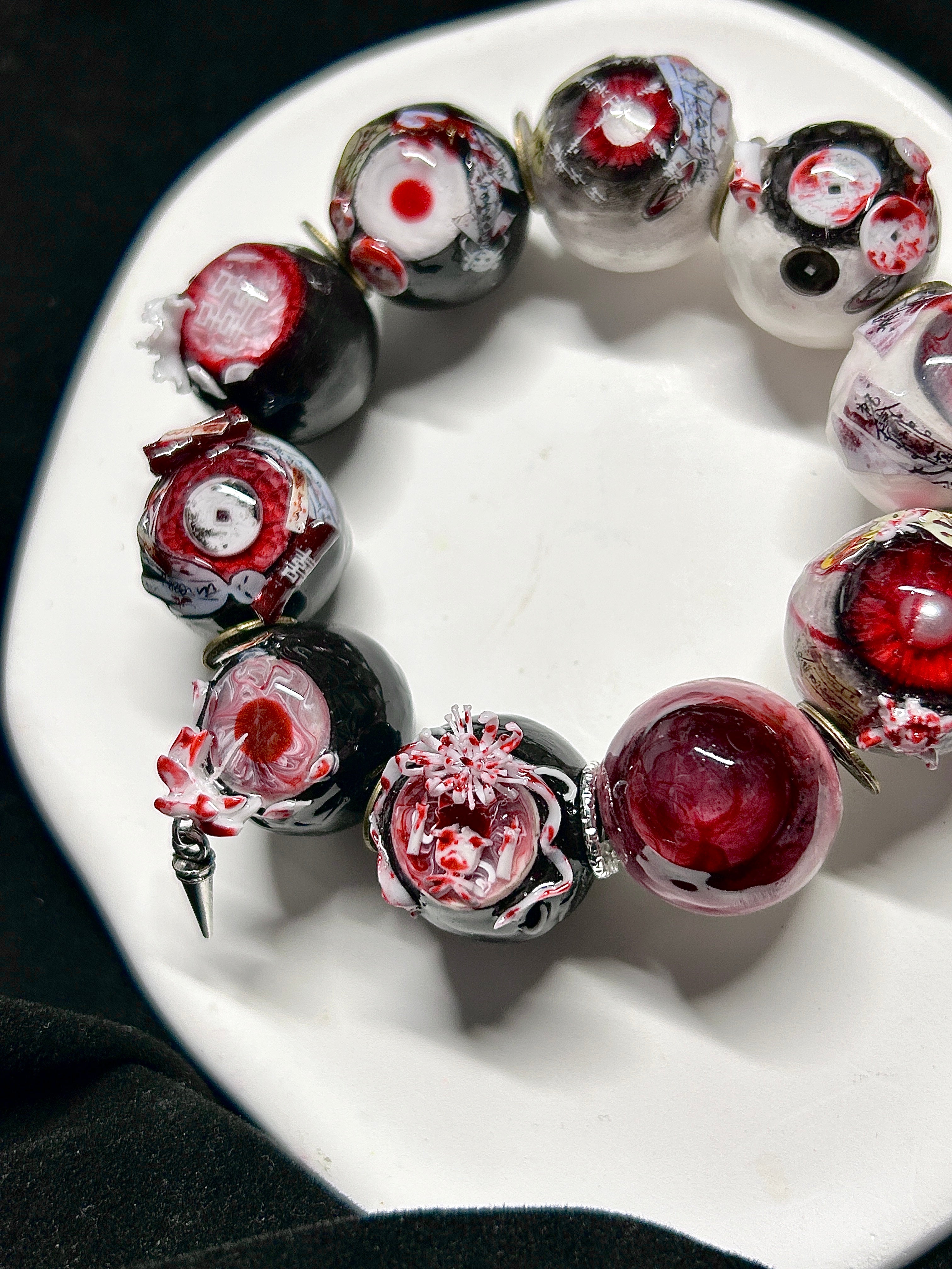 Cthulhu Eye - Dark Gaze Bracelet - Cthulhu Eye - Dark Gaze Bracelet - Default Title by CRUXJEWELRY