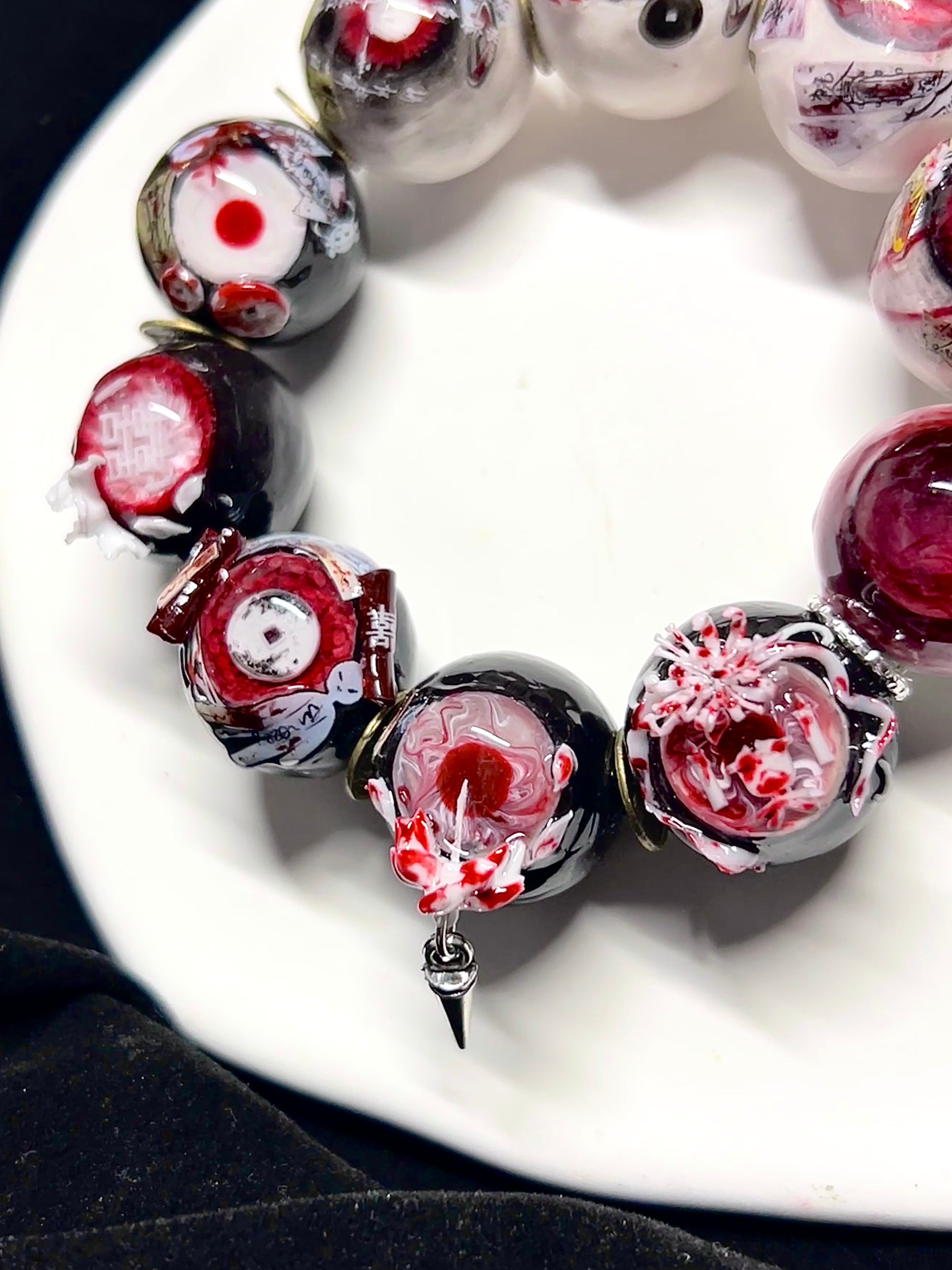 Cthulhu Eye - Dark Gaze Bracelet - Cthulhu Eye - Dark Gaze Bracelet - Default Title by CRUXJEWELRY