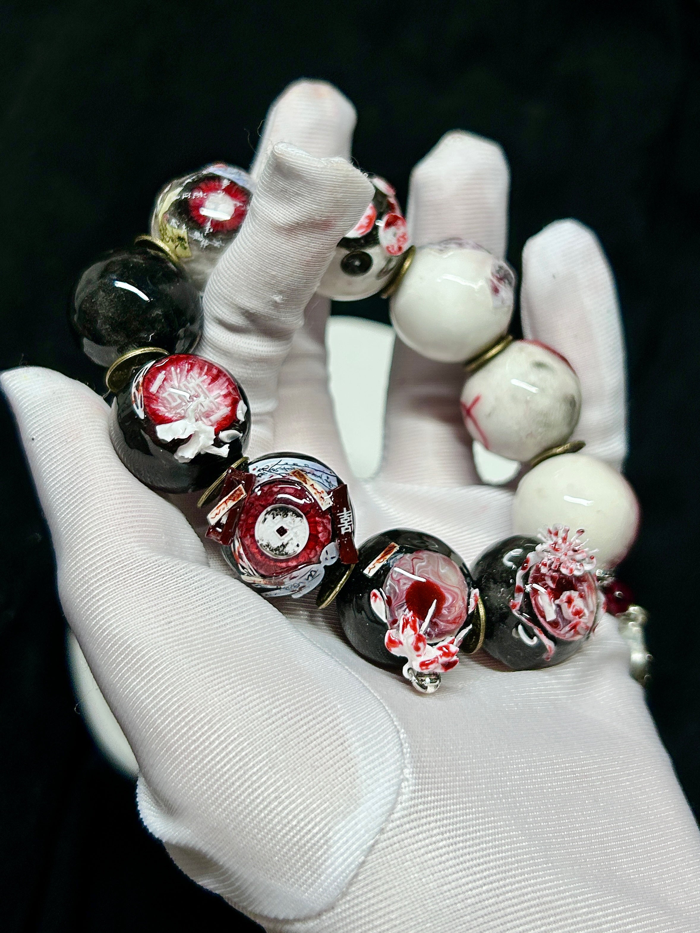 Cthulhu Eye - Dark Gaze Bracelet - Cthulhu Eye - Dark Gaze Bracelet - Default Title by CRUXJEWELRY