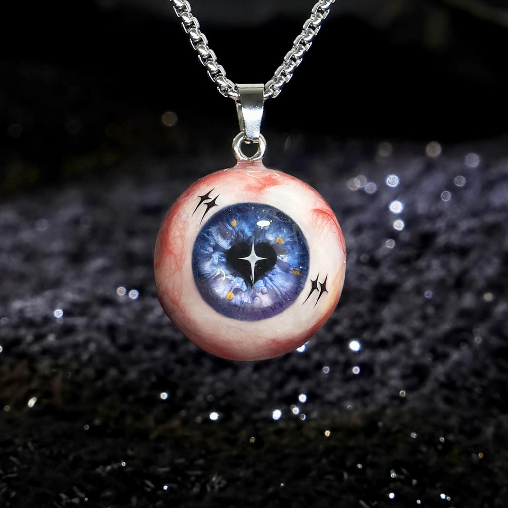 Œil de Cthulhu - Collier à double pupille sanglante