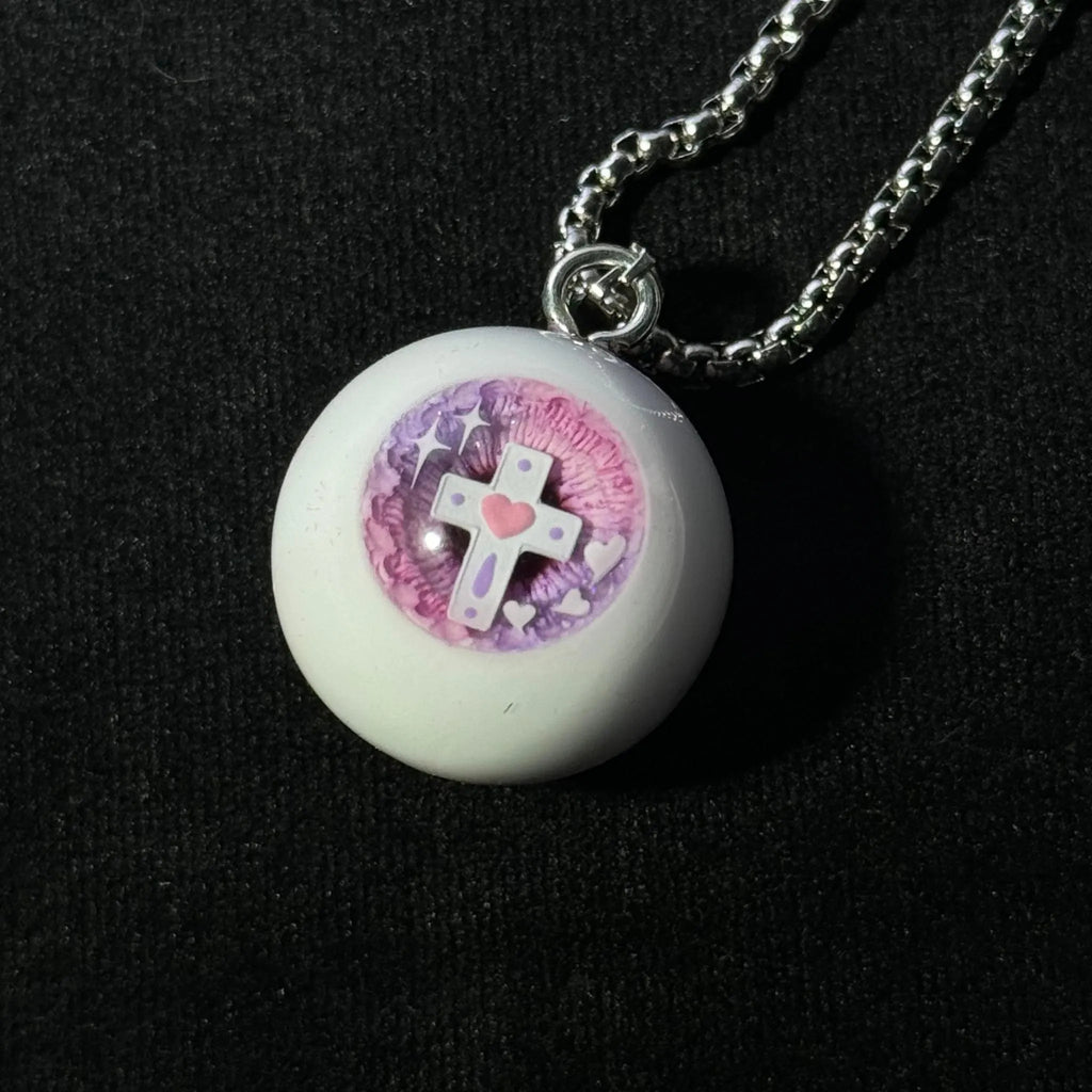 Œil de Cthulhu - Collier à double pupille sanglante