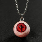 Cthulhu-Auge – Halskette mit blutiger Doppelpupille