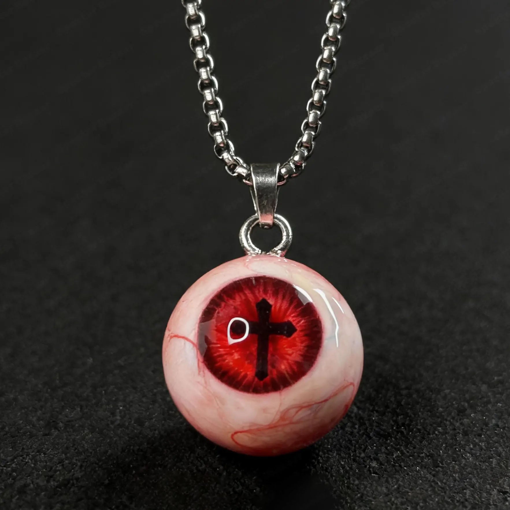 "Ocular Powers" Mixed Pupil Necklace Collection - Cross, Sage & Beast