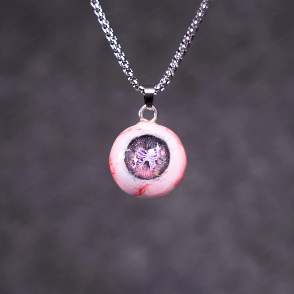 Œil de Cthulhu - Collier à double pupille sanglante