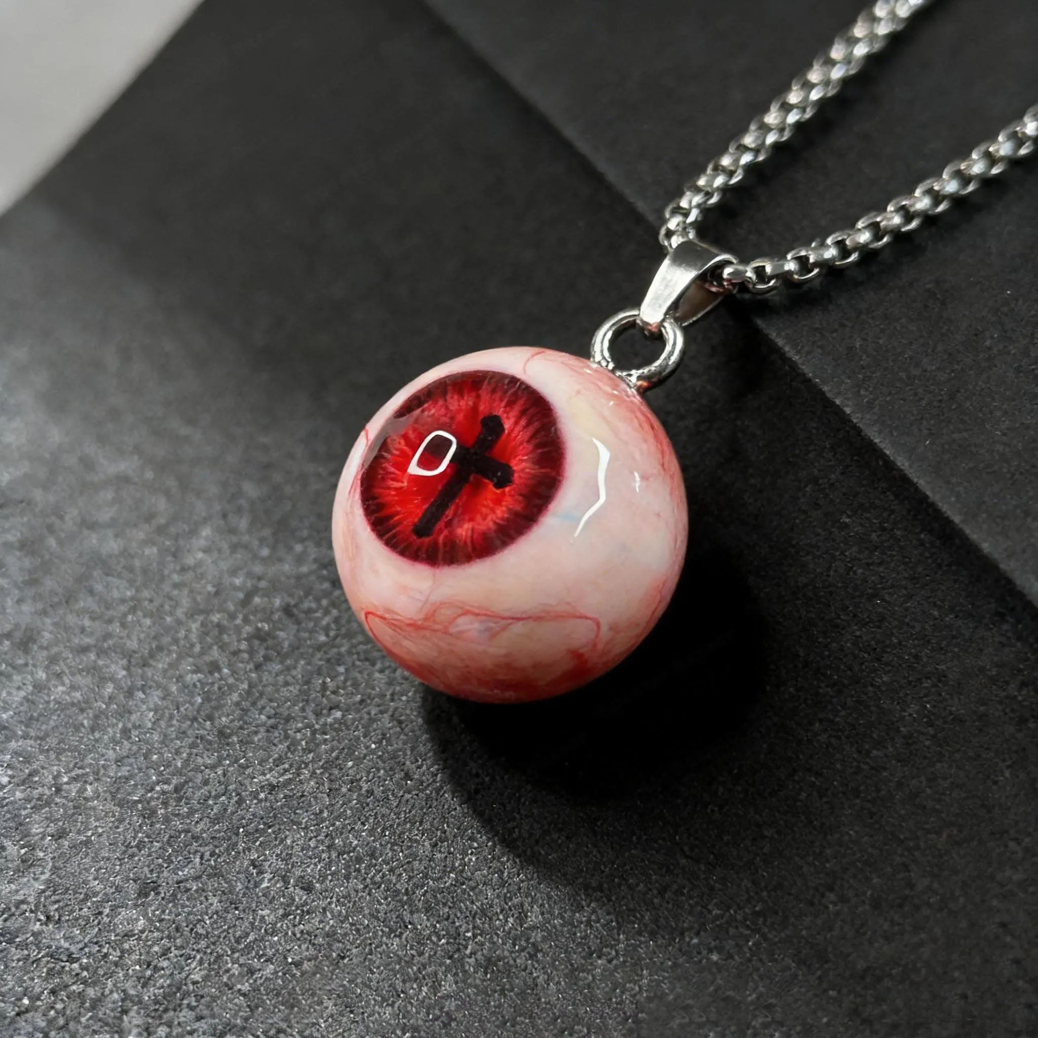 "Ocular Powers" Mixed Pupil Necklace Collection - Cross, Sage & Beast