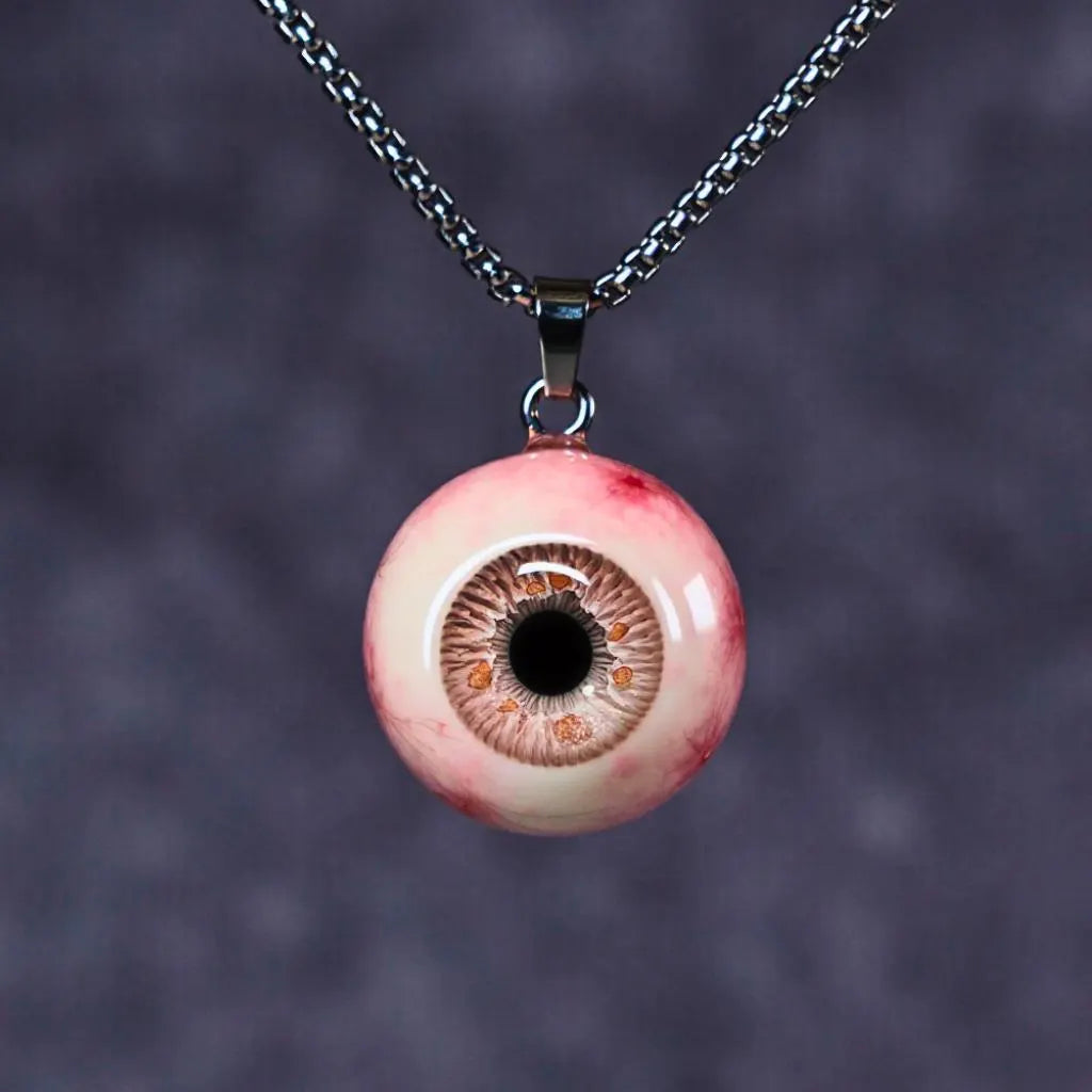 Realistic Glass Eye Necklace - 9 Color Options - Crux Jewelry product image 4