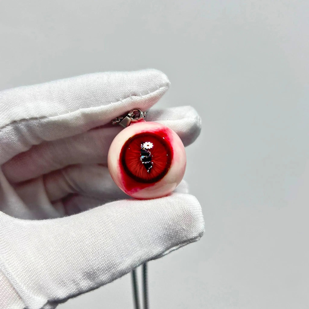 Œil de Cthulhu - Collier à double pupille sanglante