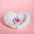 "Lover's Dream" Glitter Heart Eye Necklace - 9 Color Options