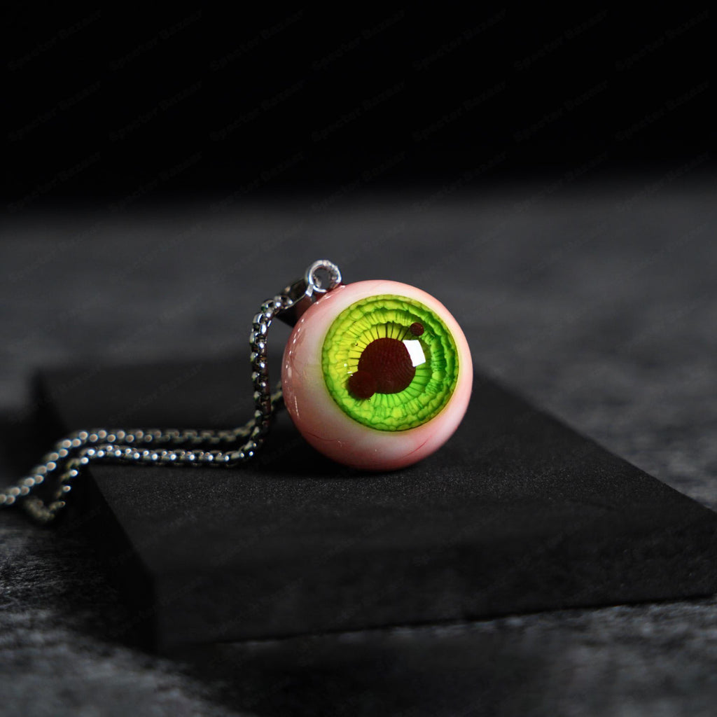 Cthulhu-Auge – Halskette mit blutiger Doppelpupille