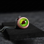 Cthulhu-Auge – Halskette mit blutiger Doppelpupille