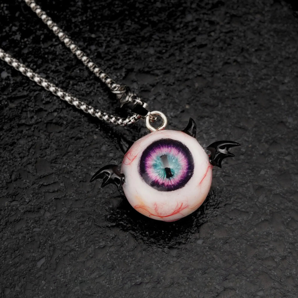 Cthulhu-Auge – Halskette mit blutiger Doppelpupille