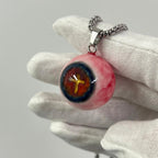 Cthulhu-Auge – Halskette mit blutiger Doppelpupille