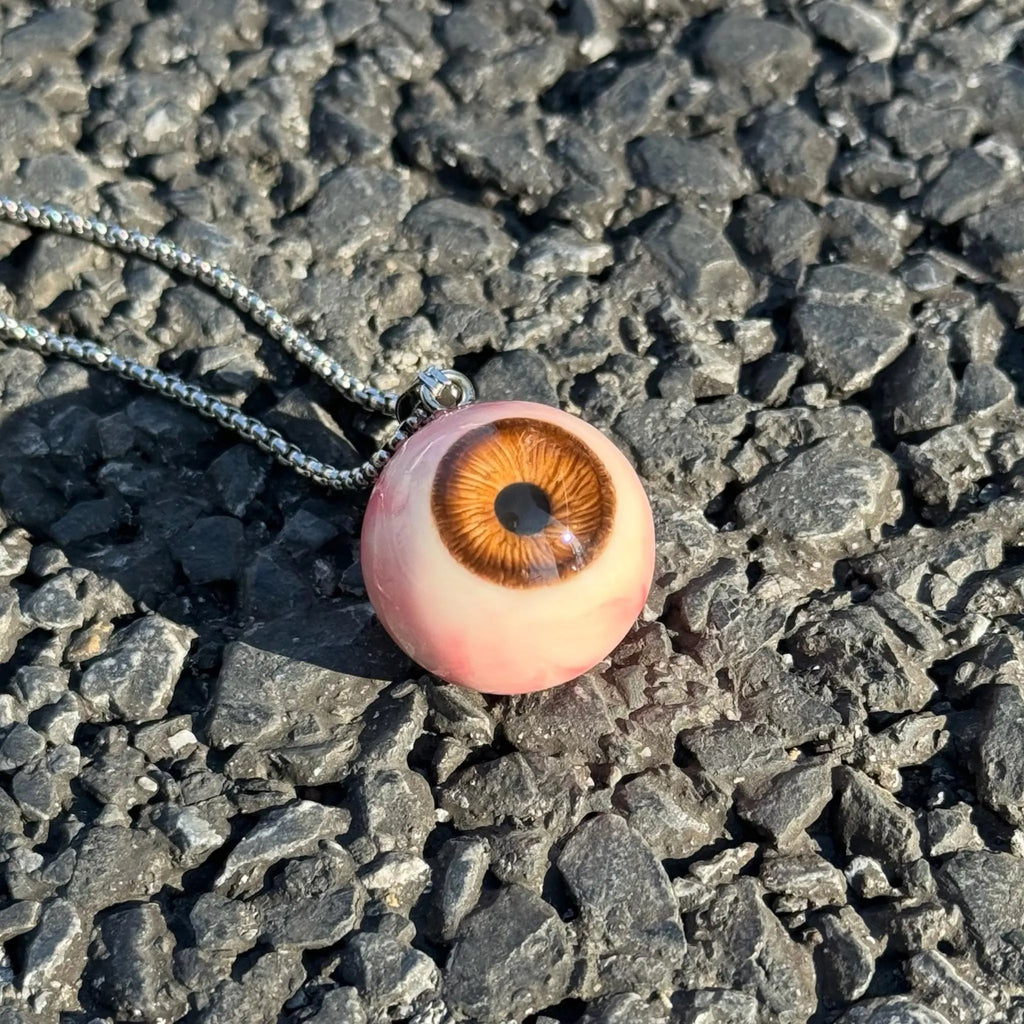 Œil de Cthulhu - Collier à double pupille sanglante