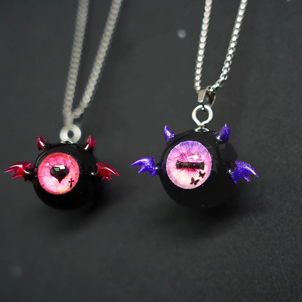 Œil de Cthulhu - Collier à double pupille sanglante