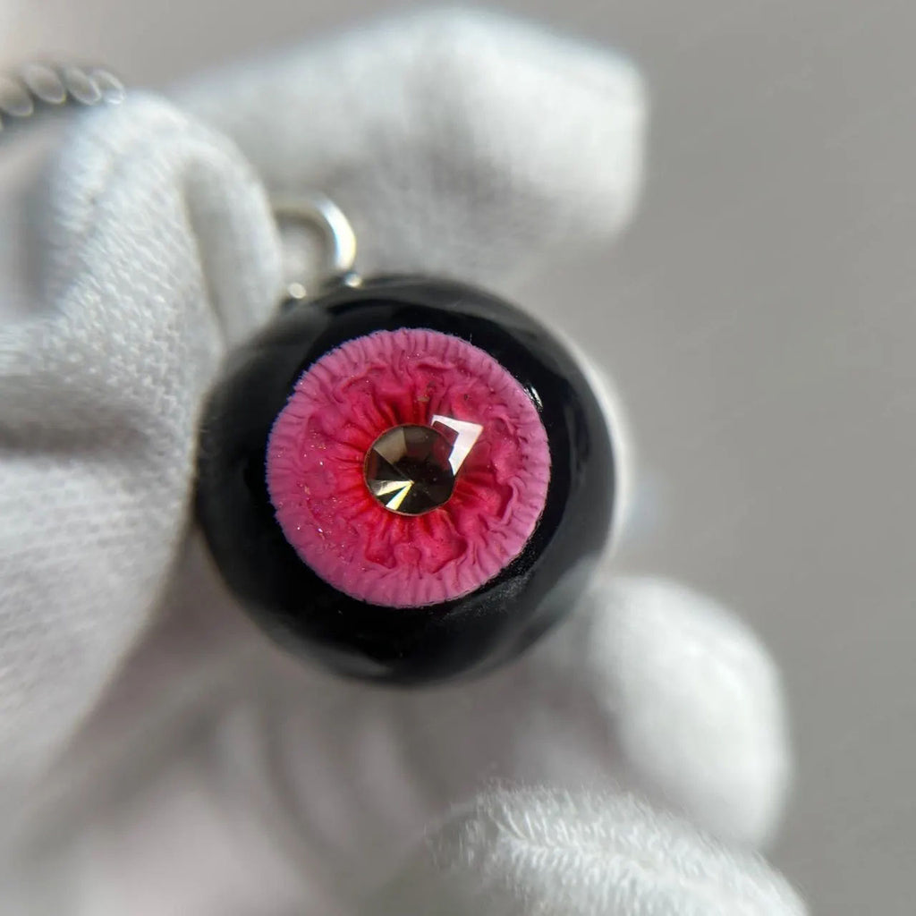 Œil de Cthulhu - Collier à double pupille sanglante