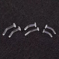 6PCS L-shaped 16G Glass Needle Invisible Rod Puncture Nail Set - 6PCS L-shaped 16G Glass Needle Invisible Rod Puncture Nail Set - 14G SET by CRUXJEWELRY