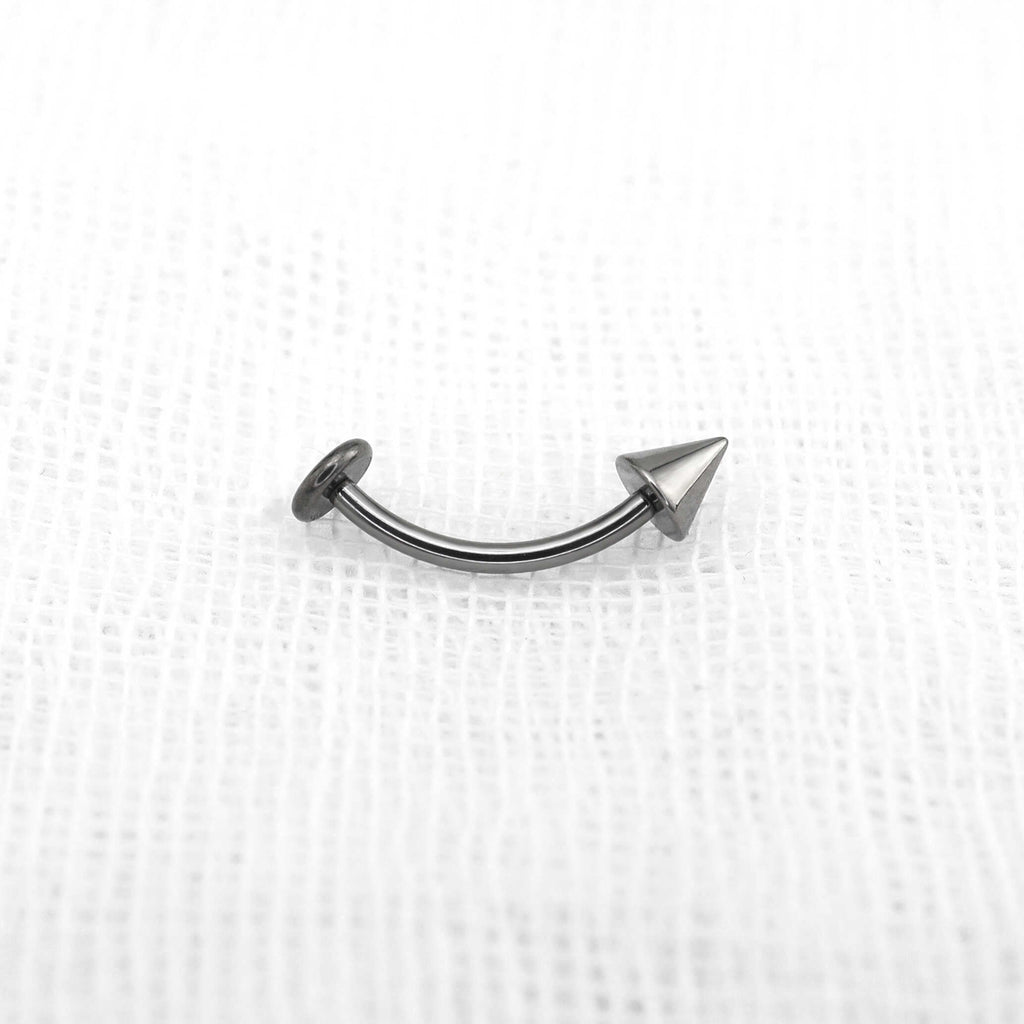 Flat Back Spike Titanium Studs - Flat Back Spike Titanium Studs - 4mm / 6mm by CRUXJEWELRY