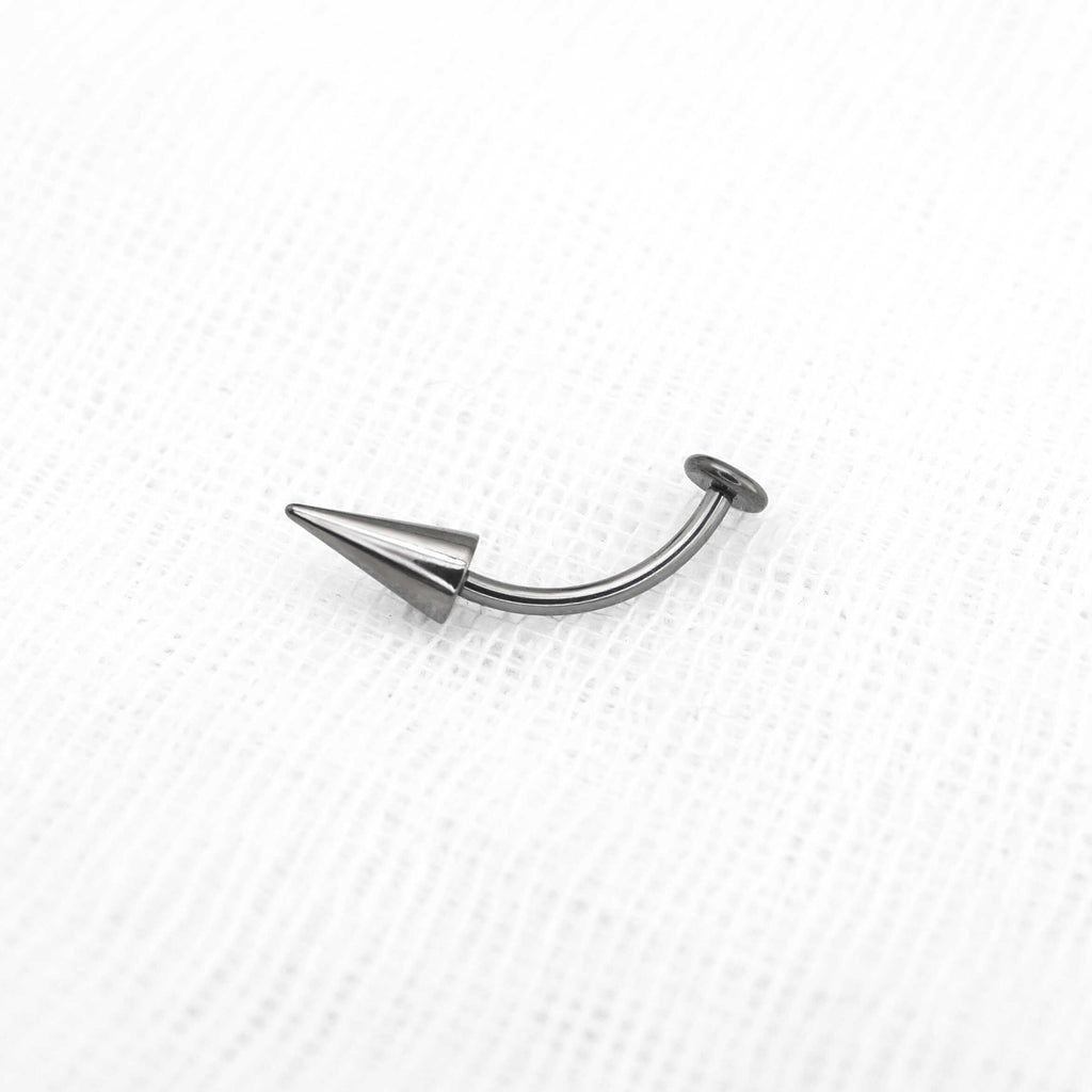 Flat Back Spike Titanium Studs - Flat Back Spike Titanium Studs - 4mm / 6mm by CRUXJEWELRY