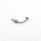 Flat Back Spike Titanium Studs - Flat Back Spike Titanium Studs - 4mm / 6mm by CRUXJEWELRY