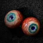 Œil de Cthulhu - Regard bleu et vert | Piercings oreilles/lèvres/langue 
