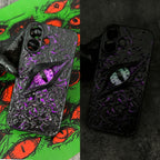 "Elemental Chaos" Marbled Dragon Eye 3D Phone Case | Swirling Texture Resin Cover