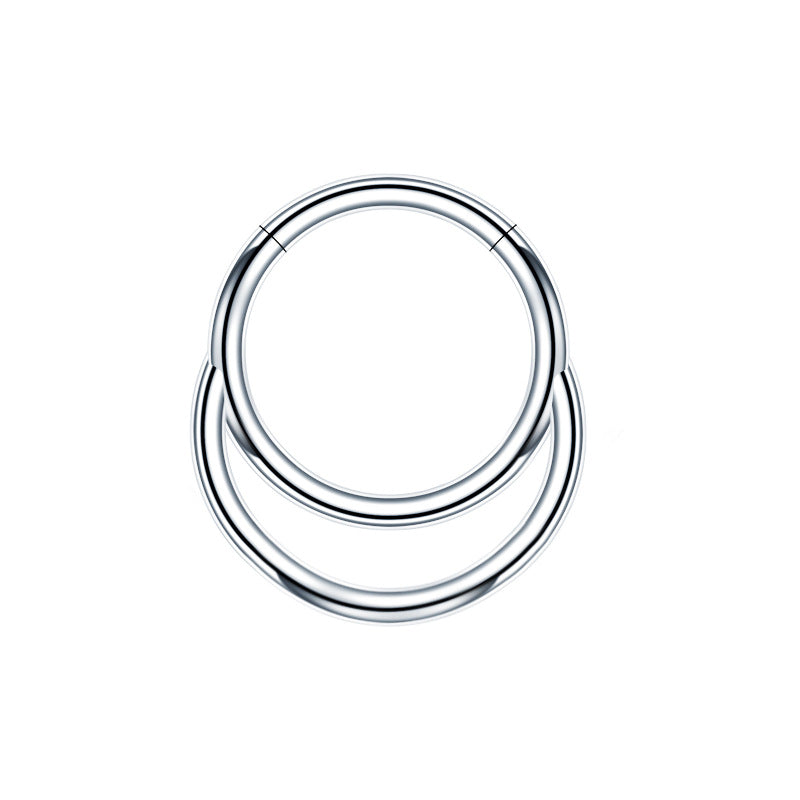 16G Moon Edelstahl-Segment-Hoop-Reifen 