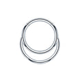 16G Moon Edelstahl-Segment-Hoop-Reifen 
