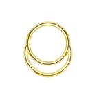 16G Moon Edelstahl-Segment-Hoop-Reifen 