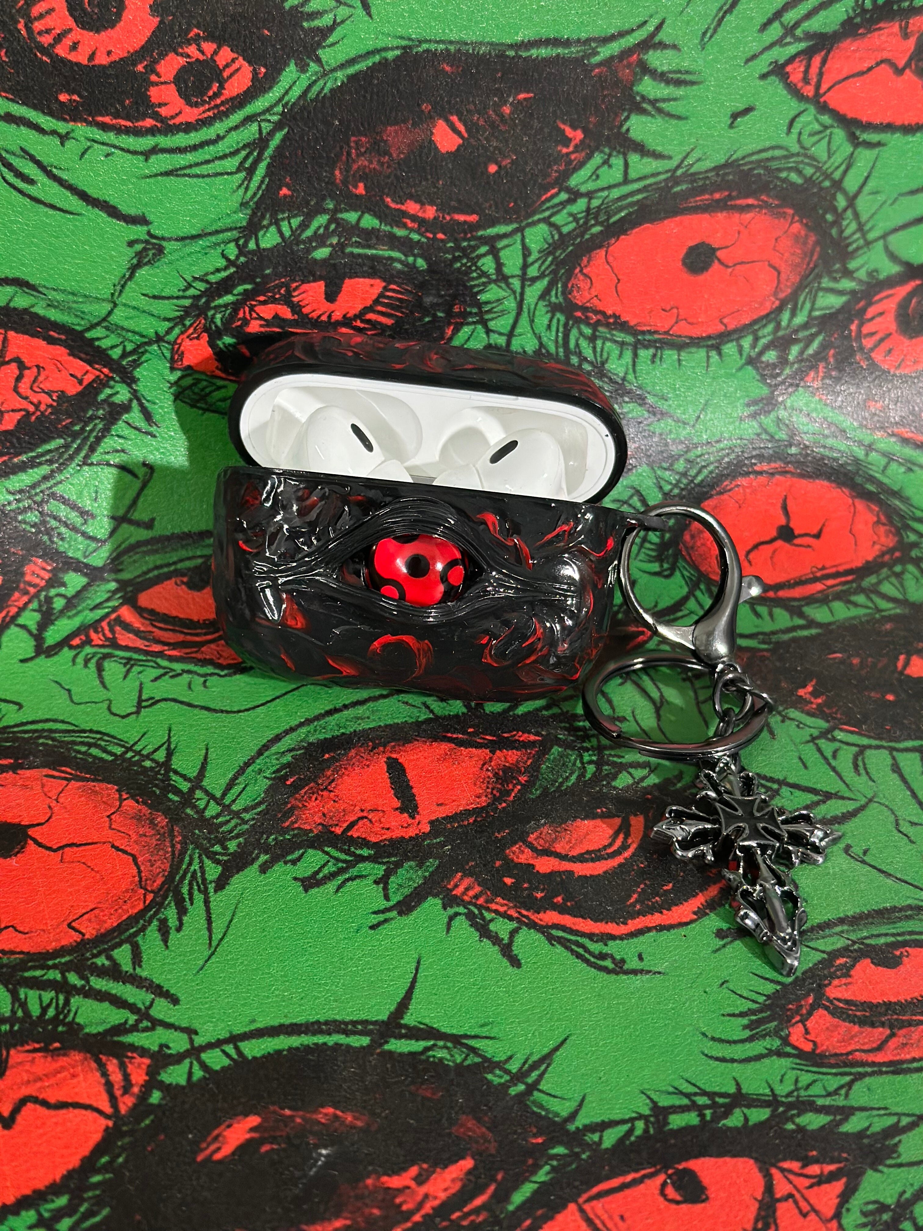 "Uchiha Legacy" Glow in the Dark Sharingan Phone Case | Itachi, Sasuke, Madara & Obito Mangekyou Eyes