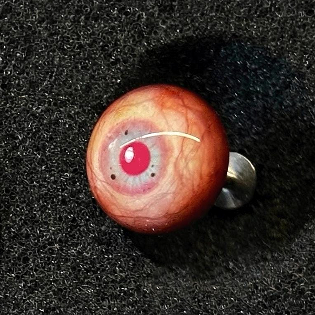 Œil de Cthulhu - Regard bleu et vert | Piercings oreilles/lèvres/langue 