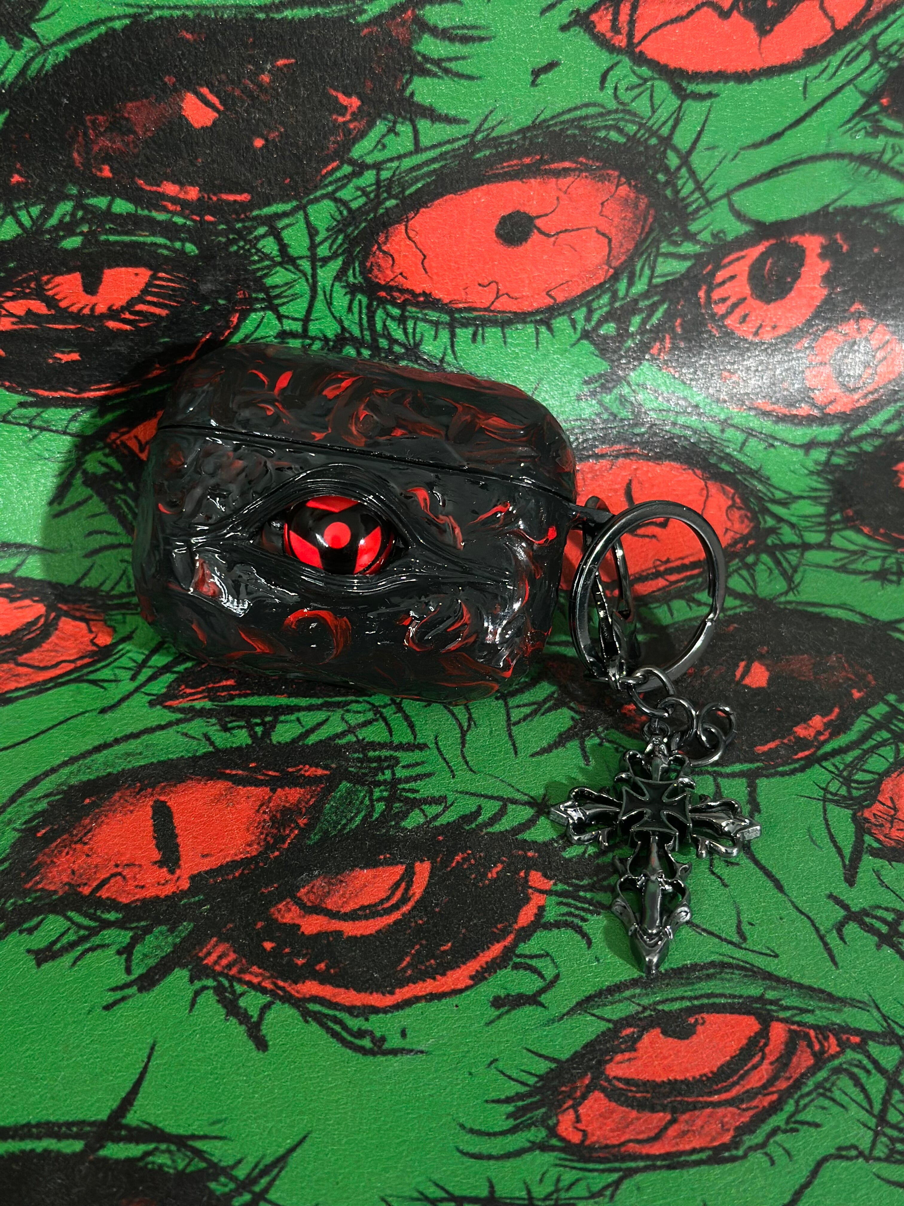 "Uchiha Legacy" Glow in the Dark Sharingan Phone Case | Itachi, Sasuke, Madara & Obito Mangekyou Eyes