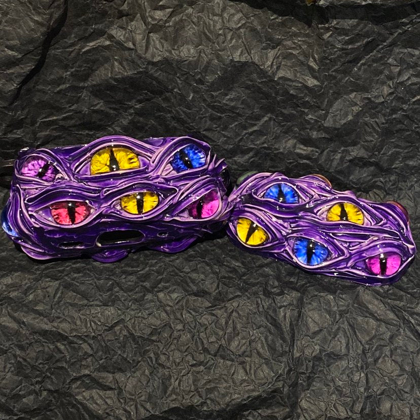 "Pocket Monster" 3D Multi-Eye AirPods Case | Handmade Horror Gore & Glow Texture Cover