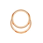 16G Moon Edelstahl-Segment-Hoop-Reifen 