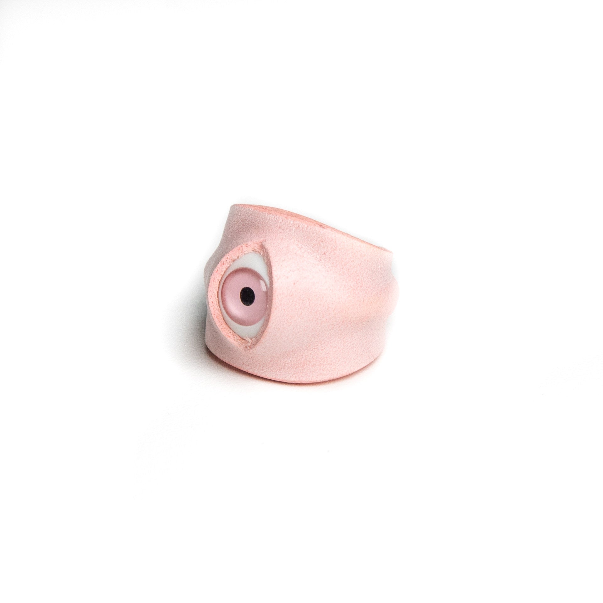 Hyper-realistic Flesh Eye Ring | Creepy Human Skin Texture Jewelry