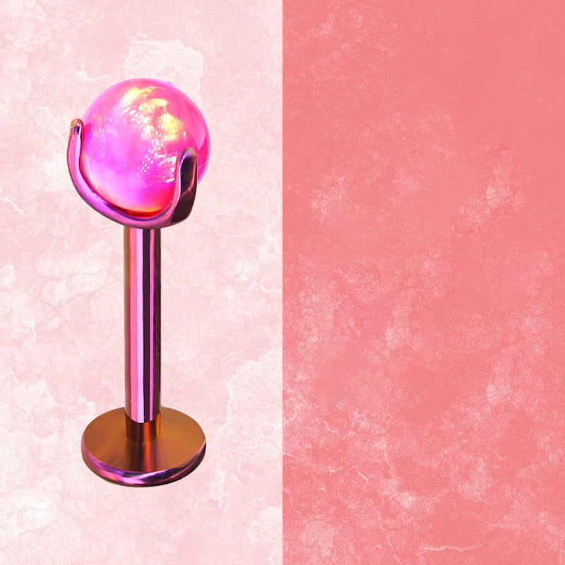 Ohrstecker aus Titan mit Innengewinde und Aurora-Borealis-Opal 