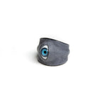 Hyper-realistic Flesh Eye Ring | Creepy Human Skin Texture Jewelry