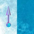 Opal Demon Spike Titan-Knorpelstecker mit Innengewinde 